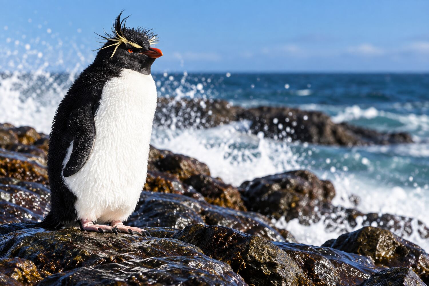 Rockhopper penguin